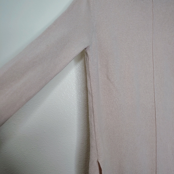 Nanette Lepore Women's Turtleneck Sweater - Light Pink 100% Cashmere Sz Small - Picture 5 of 13
